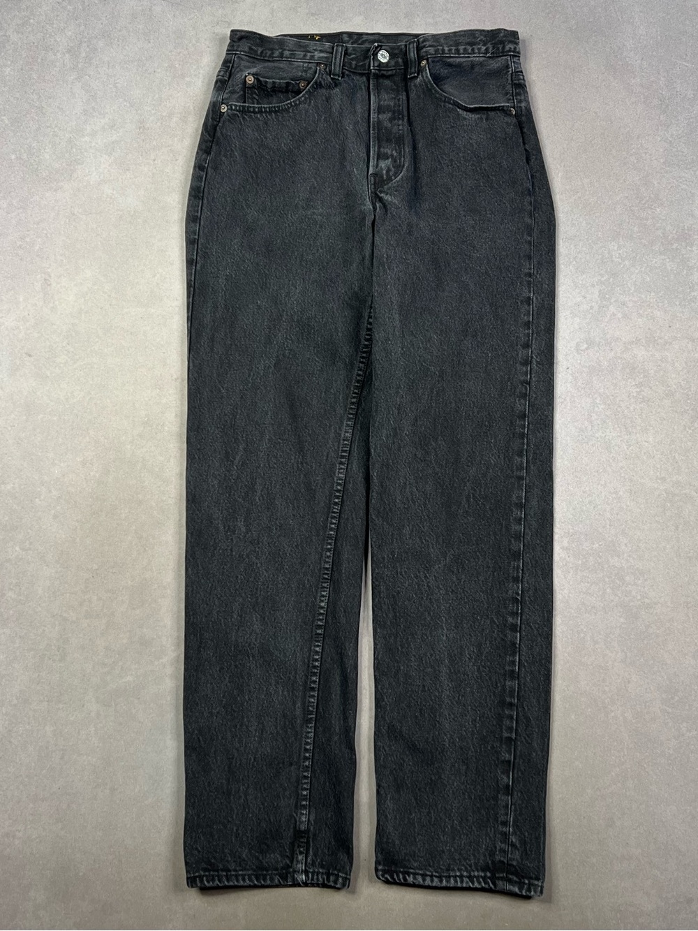 Levi's Black Straight Jeans